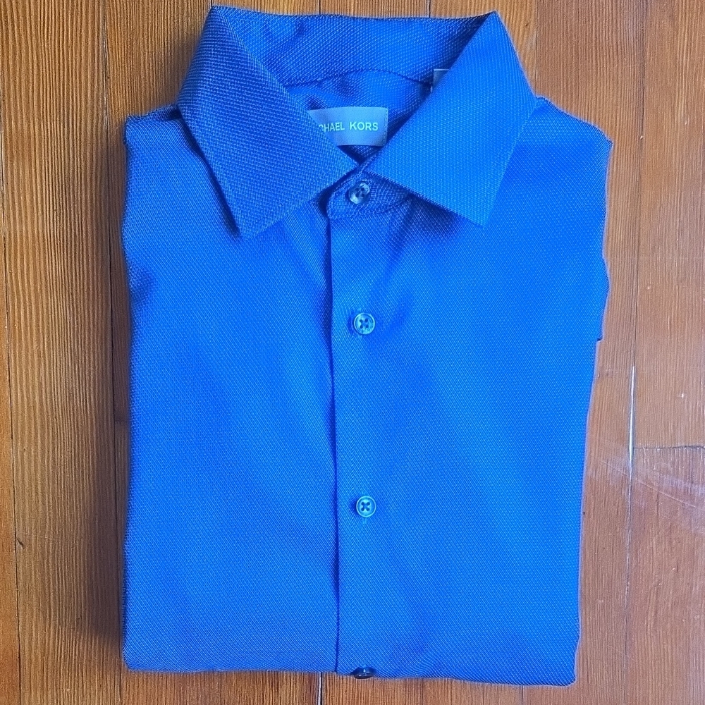 Michael Kors Navy Dress Shirt